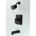 thumbnail image 2 of Kingston Brass KB4650CKL Kaiser Single-Handle Tub and Shower Faucet, Matte Black, 2 of 5