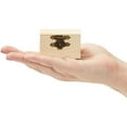 thumbnail image 6 of 10-Pack Small Wooden Boxes with Front Clasp Unfinished Paintable Treasure for DIY Arts & Crafts Halloween Pirate Birthday Party (10 PCS), 6 of 6
