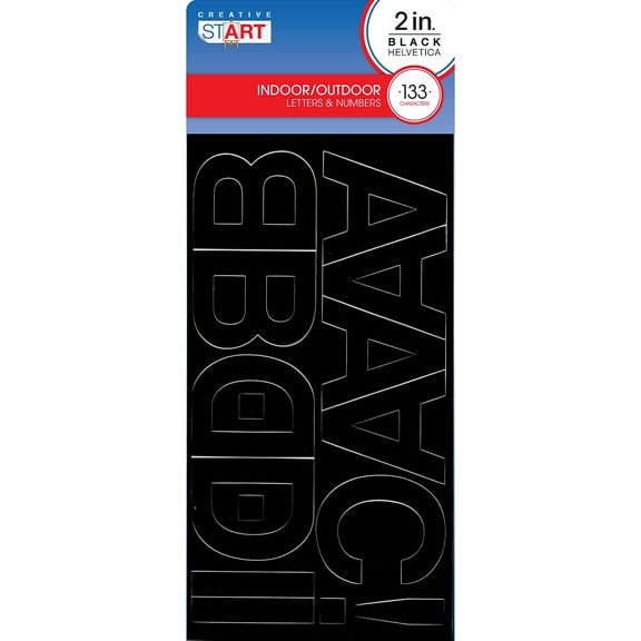 Cosco 2" Numbers and Symbols Set Each (098139) 712379