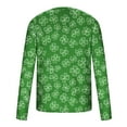 thumbnail image 4 of St. Patrick's Day Tshirt, Long Sleeve Tops for Men, Round Neck Shirts Fashionable Men's Printed Long Sleeved Round Neck Casual and Comfortable Tops Shirt, 4 of 5