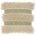thumbnail image 1 of homeroots home decor 386081 Sage Diamond Patterned Throw Pillow, 1 of 1