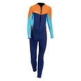 thumbnail image 5 of Diving Swimsuit Thermal Fullsuit 2.5mm Neoprene Water Resistant Kids Wetsuit Blue Size 8, 5 of 7