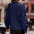 thumbnail image 6 of IROINNID Reduced Womens Sweater Round Neckline Pullover Sweater Solid Color Leisure Mid-Length Long Sleeve Autumn and Winter Warm Threaded Sweater, 6 of 6