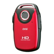DXG DXG-125V Digital Camcorder, 2" LCD Screen, 1/4" CMOS, Red