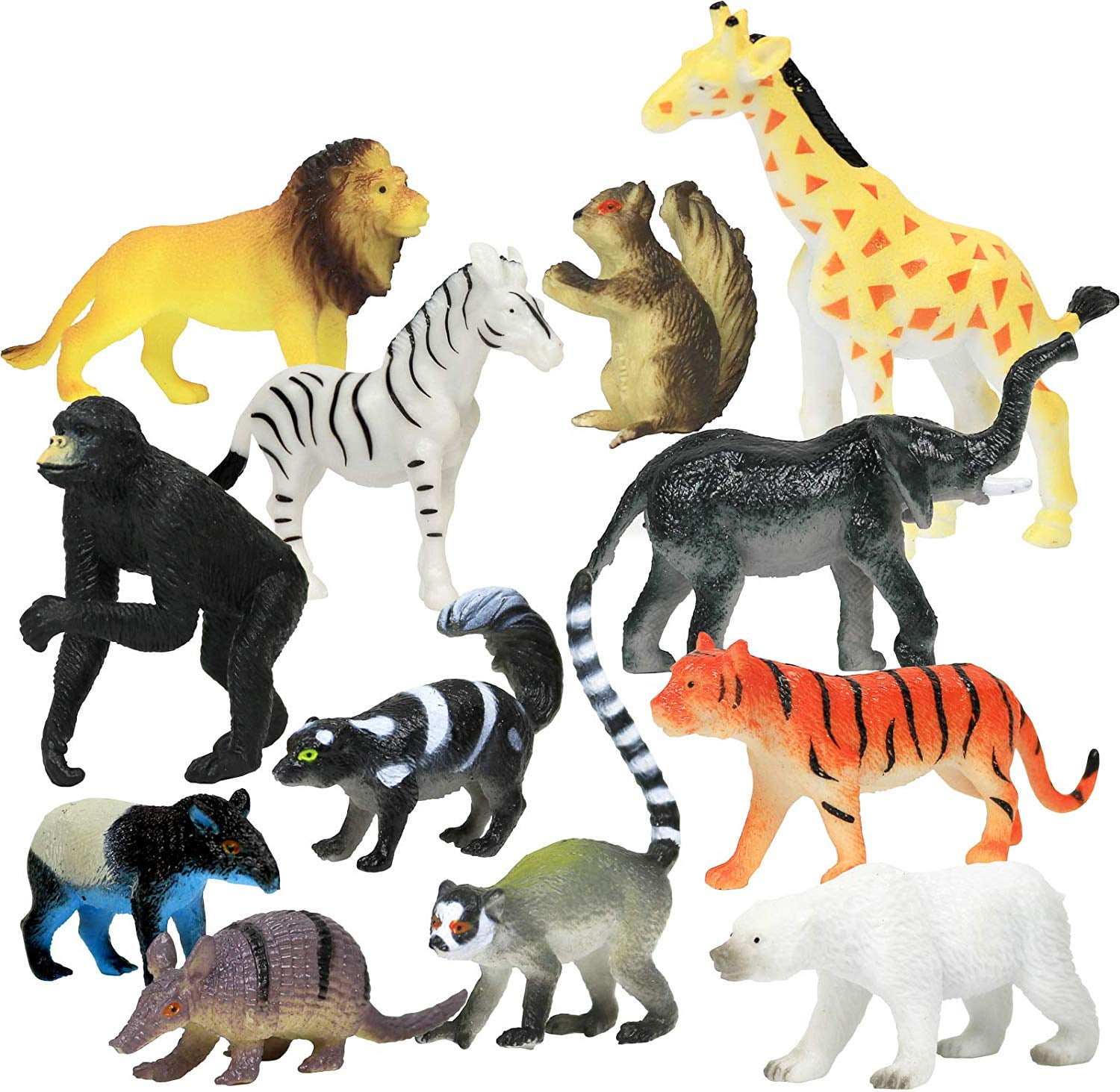 mini safari animals toys