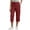 Red, variant on Capri Cargo Pants with Multi Pockets Womens Elastic Waist Casual Hiking Straight Leg Capris Sweatpants (XL, Khaki)