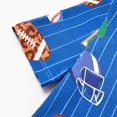 thumbnail image 6 of PatPat Pajamas for Kids Viscose from Bamboo Boys Snug Fit Pajamas Short Sleeve Graphic Top & Pj Pants Breathable Sleepwear Sets, Blue, 7T, 6 of 8