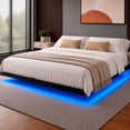 thumbnail image 1 of Base Cama King Flotante Reforzada 1000kg Led 202x192x20cm Houzer, 1 of 11