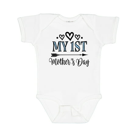 

Inktastic My 1st Mothers Day Outfit Gift Baby Girl Bodysuit