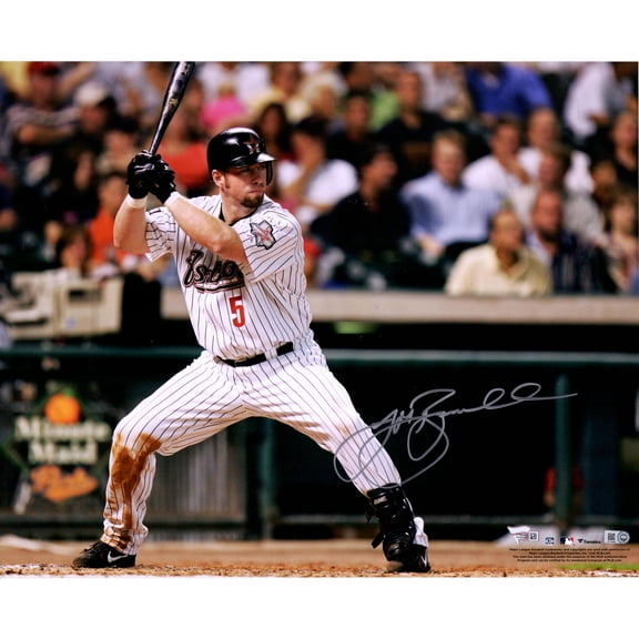Jeff Bagwell Houston Astros Autographed 16" x 20" Hitting Photograph - Fanatics Authentic Certified