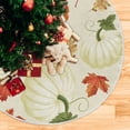 thumbnail image 5 of FMSHPON Thanksgiving Pumking Xmas Christmas Tree Skirt Stand Mat for Holiday Party Decoration Indoor Outdoor 36 inches, 5 of 6
