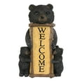 thumbnail image 5 of Rustic Forest Mama And Cubs Black Bears Family Welcome Sign Wall Decor Plaque, 5 of 5