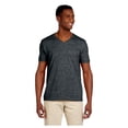 thumbnail image 4 of Gildan - Softstyle V-Neck T-Shirt - 64V00 - Dark Heather - Size: L, 4 of 6
