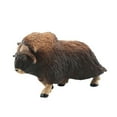 thumbnail image 1 of Cattle Figurine Ornament Solid Model Cute Wild Animal Statue Model Desktop Ornament, 1 of 5