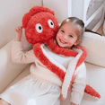 thumbnail image 5 of Big Plush Stuffed Animal Squid Pillow - Realistic Cuddle Stuffed Animal Plush Toy Doll Cushion -38'', 5 of 7