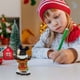 thumbnail image 4 of mfyjkho Adorno navideño de muñeco de nieve andante con mecanismo de cuerda invertido, con resorte metálico, para fiestas navideñas (1 pieza), 4 of 5