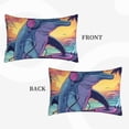 thumbnail image 4 of Fotbe Hip-Hop DJ Dolphin Pillow Cases - Envelope Closure - Luxury, Extra Soft, Cooling Pillow Covers - Wrinkle, Fade, Stain Resistant-20"x30", 4 of 8