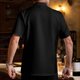 thumbnail image 4 of Blusa y camisa de manga corta con cuello alto para hombre, color liso, transpirable, para chef, con botones y botones, de poliéster., 4 of 6