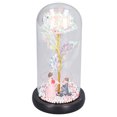 thumbnail image 3 of Luz de noche rosa, regalo romántico hecho a mano colorido para el día de San Valentín exquisito para la decoración de la sala de estar para la boda para la novia LYUMO Soportes, 3 of 6