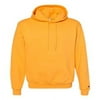 Men's Double Dry Action Fleece Pullover Hood, C/Gold - 2XL