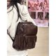 thumbnail image 4 of Mochilas escolares japonesas LinDeJuan de piel sintética elegantes informales versátiles para mujer, 4 of 5