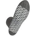 thumbnail image 4 of Noble Health Care Diabetic Non Skid Hospital Slipper Socks 6 Pack (9-11, Grey), 4 of 5