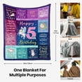 thumbnail image 7 of Yibo 8 Year Old Girl Birthday Gift Ideas Blanket Flannel Soft and Comfortable Anti-static Bed Sofa Blanket, 7 of 7