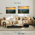 thumbnail image 4 of Elephant Stock Great Smoky Mountains Sunrise Wall Art - Horizontal Canvas Wall Art - Living Room Wall Decor - Nature Canvas - Yellow And Orange Decor - 39" x 26", 4 of 8