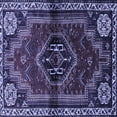 thumbnail image 1 of Ahgly Company Indoor Square Persian Blue Traditional Area Rugs, 3' Square, 1 of 4