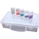 thumbnail image 2 of Cajas de plástico de 64 compartimentos, caja de clasificación de bordado de diamantes en caja de almacenamiento estable, caja de herramientas, caja de pintura de diamantes para uñas, diamantes de, 2 of 8