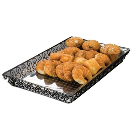 American Metalcraft Rectangular Basket - American Metalcraft SBBL13202 Black 20 x 13