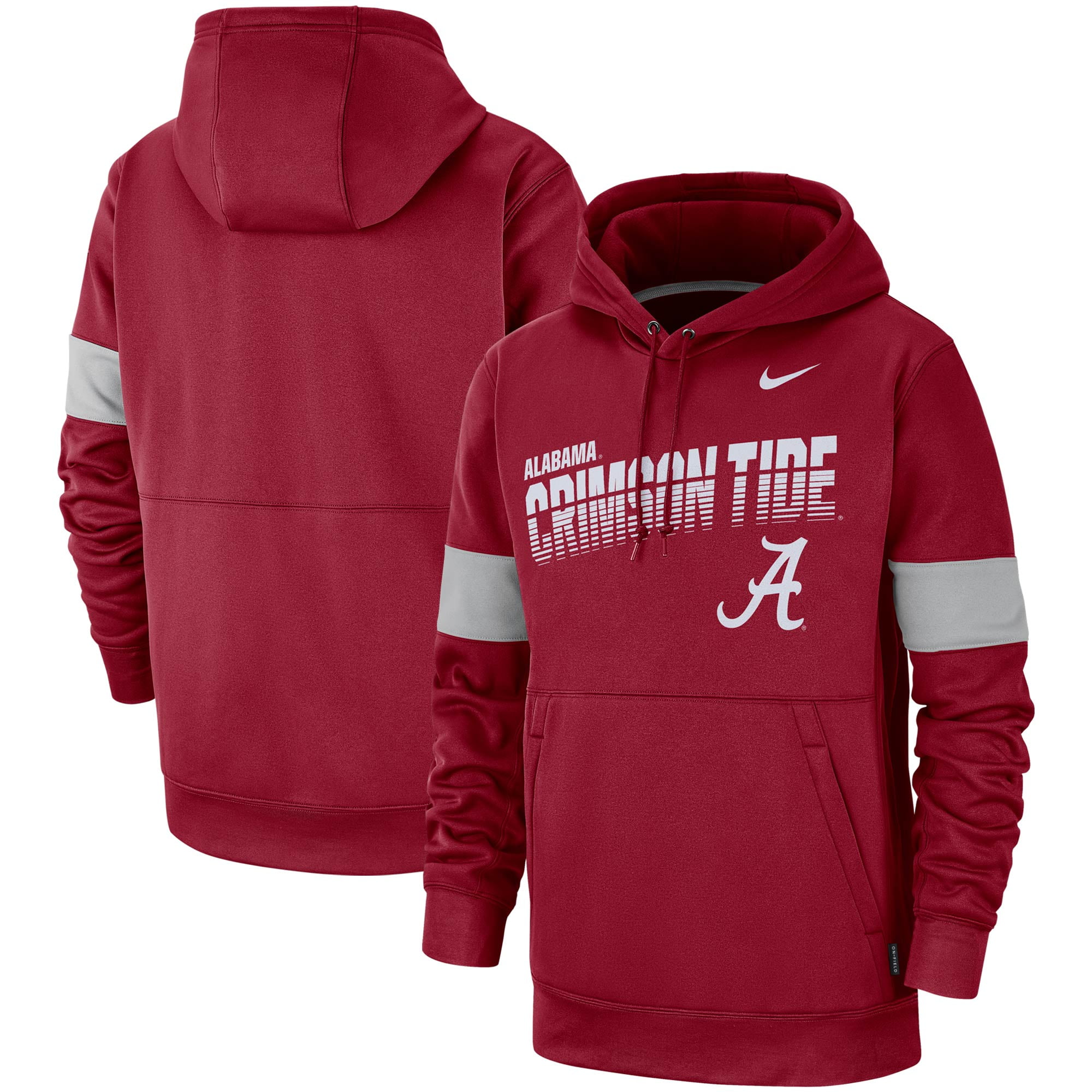 Alabama Crimson Tide Nike 2019 Sideline ThermaFIT Performance Hoodie