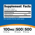 thumbnail image 5 of Nutricost Caffeine Capsules 100mg, 500 Capsules - Non-GMO, Gluten Free Supplement, 5 of 5