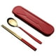 thumbnail image 2 of Utensilios de cocina 304 Conjuntos portátiles de acero inoxidable Reutilizables Vajilla con caja Estudiantes Use Diseño Simple Desayuno Cena Tipo 2 Kearding HA012725-02, 2 of 7
