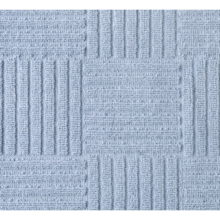 Town & Country Antimicrobial Cotton Kitchen Towels, 4-Pack Blue photo 3