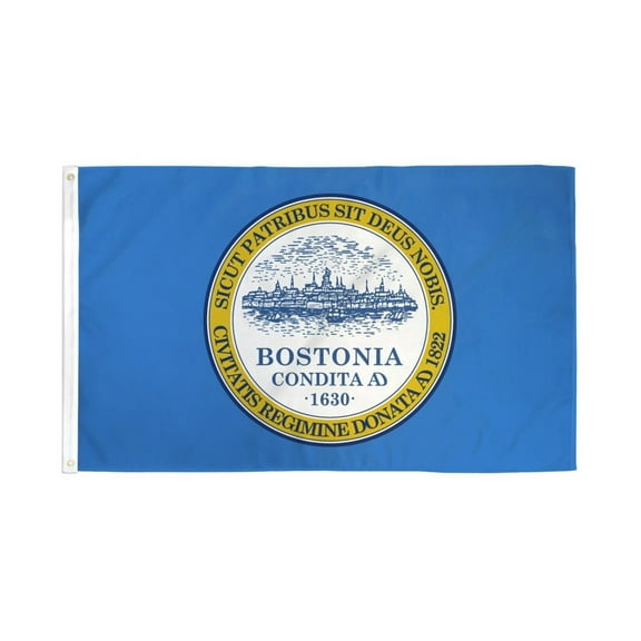 Boston City Flag 3x5ft Poly