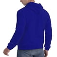thumbnail image 6 of Balery Navy Pattern Mens Hoodie Kangaroo Pocket Hoodie Pullover Hooded Sweatshirt Ideal for Daily Wear Travel and Home-4X-Large, 6 of 7