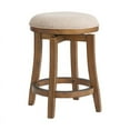 thumbnail image 4 of Alaterre Furniture Ellie Backless Counter Height Wood Stool - Brown - Set of 2, 4 of 9