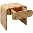 thumbnail image 4 of Meridian Furniture Cresthill Burl Wood Night Stand, 4 of 17