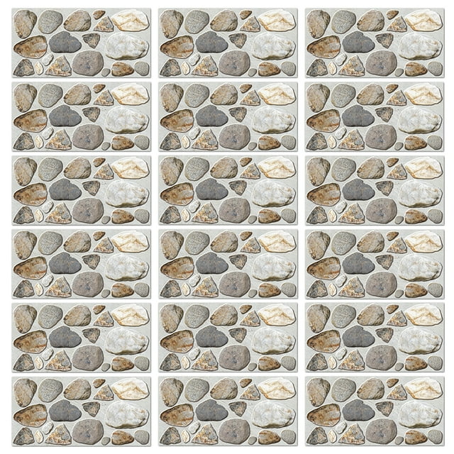 Seamless Interlocking Marble Mosaic Tiles, Unique Design Versatile Excellence for Shower Floors Bathroom Decor