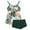Green, variant on Enjoytime Women's Swimsuits Vintage Print Plus Size Swim Tank Top with Boyshorts Beach Two Piece Bathing Suits Tummy Control Swimsuits for Women