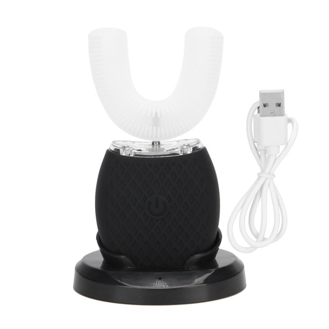Cepillo de dientes con forma eléctrica, cepillo de dientes eléctrico recargable en forma de U Cepillo de dientes eléctrico Cepillo de dientes con forma sónica Uso conveniente