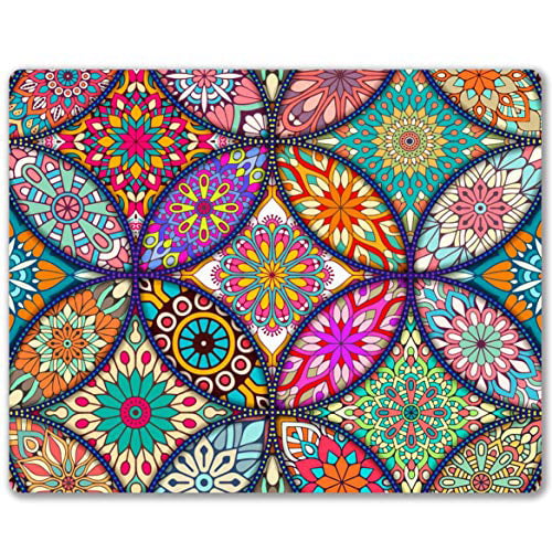Shalysong Mandala Mouse pad Personalized Computer Mouse pad Office Decoration Accessories Gift Non-Slip Rubber Mouse pad for Laptop 