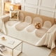 thumbnail image 4 of Funda de Sofá Wosthever Decorativa Tela Antiarañazos Beige 180*180cm, 4 of 6