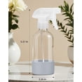 thumbnail image 2 of 8oz Glass Spray Bottles with Long Silicone Sleeve, Blue&Grey, 2 of 8