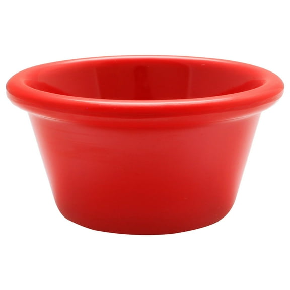 Excellante Melamine Ramekin Collection 2-1/2 oz., 2-7/8" Smooth Ramekin, Pure Red, Comes in Dozen