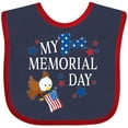thumbnail image 3 of Inktastic My First Memorial Day Eagle Boys or Girls Baby Bib, 3 of 4