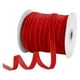 thumbnail image 2 of Cinta de Terciopelo Flocada de 1 Cm para Manualidades y Envoltura de Regalos | Adornos para Árboles de Navidad, Coronas y Lazos | Bobina de 50 Yardas, 2 of 2