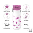 thumbnail image 4 of Zak Designs 20oz Harmony Barbie Water Bottle for Travel or At Home, Recycled Stainless Steel is Leak-Proof When Closed and Vacuum Insulated with Straw Lid and Carry Handle (White), 4 of 9