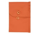 thumbnail image 5 of Men's Slim Fit Button Up Long Sleeve Solid Dress Shirt - Orange - XL (17-17.5) 32/33 sleeve, 5 of 5